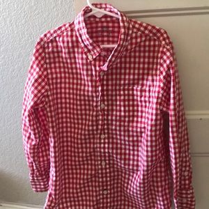 Crewcuts Red Check Button-down shirt
